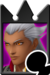 Sprite of the Ansem card from Kingdom Hearts Re:Chain of Memories.
