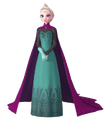 Elsa in her coronation dress.