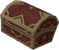 A red chest as it appears in Hollow Bastion