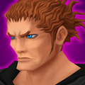 Lexaeus's journal portrait in the HD version of Kingdom Hearts Re:Chain of Memories.