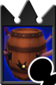 A Barrel Spider's Enemy Card in Kingdom Hearts Re:Chain of Memories.