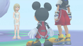 Mickey tells Data-Naminé that he will tell the real Sora the situation.