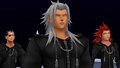 Xemnas shows the remaining members of Organization XIII Kingdom Hearts.