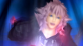Marluxia slowly fades back into the darkness.