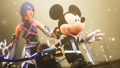 Mickey and Aqua readying themselves to fight in the intro.