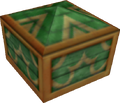A green chest as it appears in 100 Acre Wood