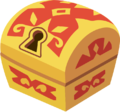 A medium red chest as it appears Kingdom Hearts χ