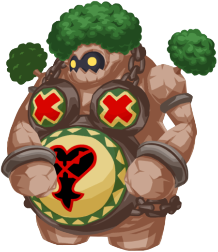 The Titan' (タイタン, Taitan?) Heartless that was introduced in a Missing Ache Boost and Clover Earring cross campaign in April 2018.