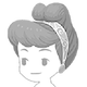 Cinderella Style hairstyle