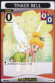 A Level 0 Tinker Bell Card in Kingdom Hearts Trading Card Game.