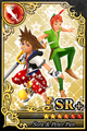 A Sora and Peter Pan SR+ Attack Card