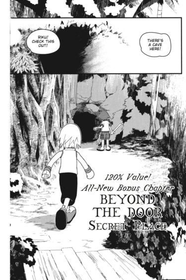 First page of the first bonus chapter in the KH1FM manga. Not sure how to number it, so just following after the last one uploaded.