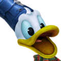 Donald Duck's Christmas Town Form journal portrait