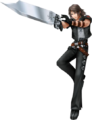 Squall Leonheart's Dissidia 012 DLC costume based on his appearance in Kingdom Hearts.