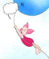 Piglet in the Kingdom Hearts manga.