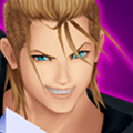 Demyx's card portrait in the HD version of Kingdom Hearts Re:Chain of Memories.