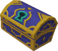 A blue chest as it appears in Olympus Coliseum
