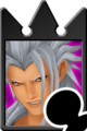 The Xemnas Enemy Card as it appears in Kingdom Hearts Re:Chain of Memories.