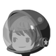 the Gummiship Helmet BK (BKグミシップメット, BK Gumishippu metto?) hairstyle, female version