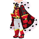 Male Queen of Hearts 2 set