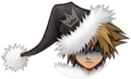 Sora's Christmas Town sprite when he is in critical condition during Limit Form.