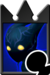 Sprite of the Neoshadow card from Kingdom Hearts Re:Chain of Memories.