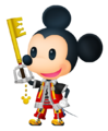 Stylized Mickey in Kingdom Hearts Melody of Memory.