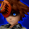 Sora's Halloween Town journal portrait in the HD version of Kingdom Hearts Re:Chain of Memories.