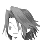 KH II Leon Style hairstyle