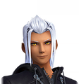 Young Xehanort's Data Greeting portrait in Kingdom Hearts III Re Mind.