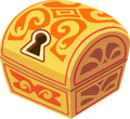 An old render of a large Attack prize chest from Kingdom Hearts χ