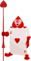 An Ace of Hearts Playing Card in Kingdom Hearts χ[chi].