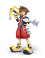 Sora in his Kingdom Hearts outfit in Super Smash Bros. Ultimate.