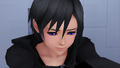 Xion in bed, frustrated over her situation.