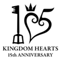 The 15th Anniversary logo.