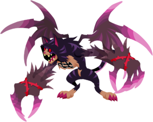 The Nightmare Chirithy<span style="font-weight: normal">&#32;(<span class="t_nihongo_kanji" style="white-space:nowrap" lang="ja" xml:lang="ja">ナイトメア・チリシィ</span><span class="t_nihongo_comma" style="display:none">,</span>&#32;<i>Naitomea Chirishī</i><span class="t_nihongo_help noprint"><sup><span class="t_nihongo_icon" style="color: #00e; font: bold 80% sans-serif; text-decoration: none; padding: 0 .1em;">?</span></sup></span>)</span> boss from the 25-3 Daybreak Town mission