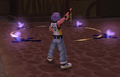 Riku suffering from Command Seal.