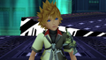 Sora takes on the form of Ventus when seeing illusions of Terra and Aqua.