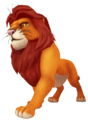 Simba From the Earthshine obtained from Leon during the second visit to Traverse Town.