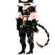 Female Halloween Cat set