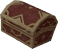 A red chest as it appears in Hollow Bastion