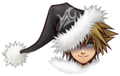Sora's normal Final Form sprite when visiting Christmas Town.