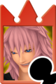 Marluxia's first Attack Card in Kingdom Hearts Re:Chain of Memories.