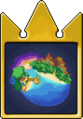 The alternative ending card of Destiny Islands