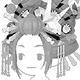 Agemaki Style hairstyle