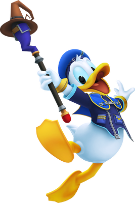 Donald Duck as he appears in KHMoM