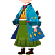 Male Modern Hakama set
