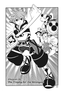Chapter 35 - The Trophy for the Strongest (Front) KHII Manga.png