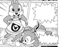Chip and Dale in the Kingdom Hearts manga.