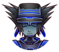 Sora's Space Paranoids sprite when he is in critical condition during Wisdom Form.
